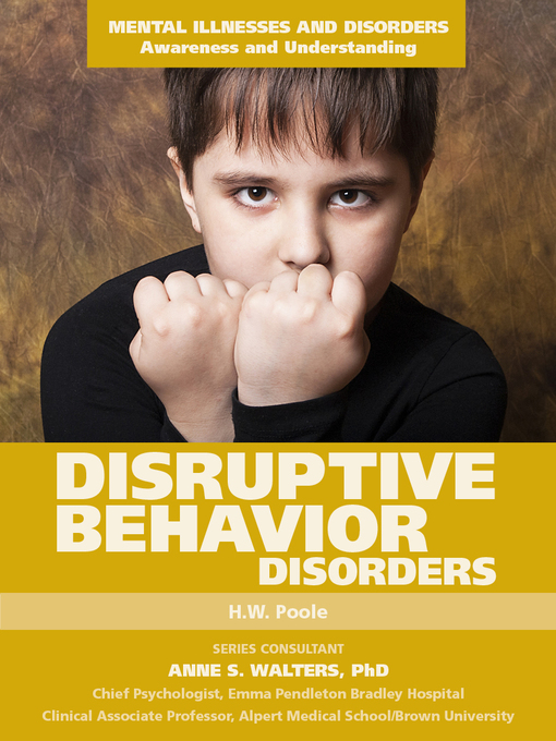 Title details for Disruptive Behavior Disorders by H. W. Poole - Available